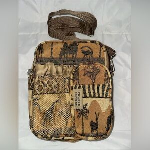 Pioneer Express Vintage African Tapestry Cross Body Bag